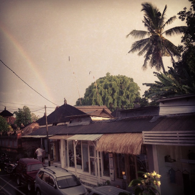Rainbow in Ubud, Bali, Indonesia